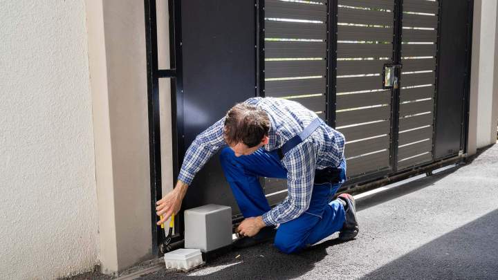 Travaux d'installation portail Gisors